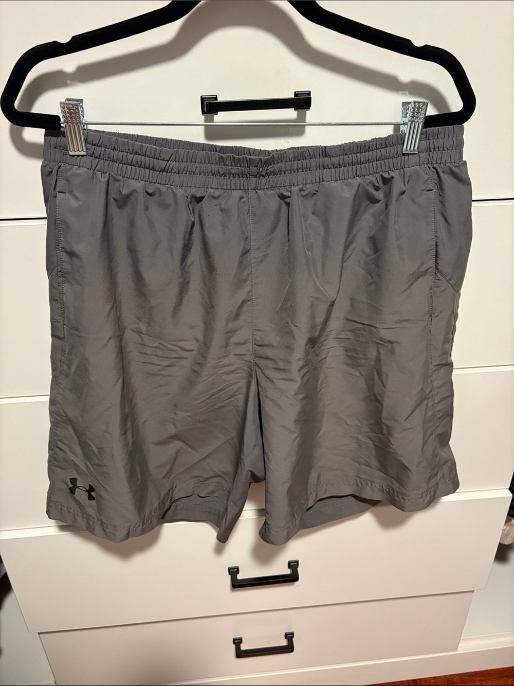 Under Armour Men's Gray Athletic Performance Shorts
